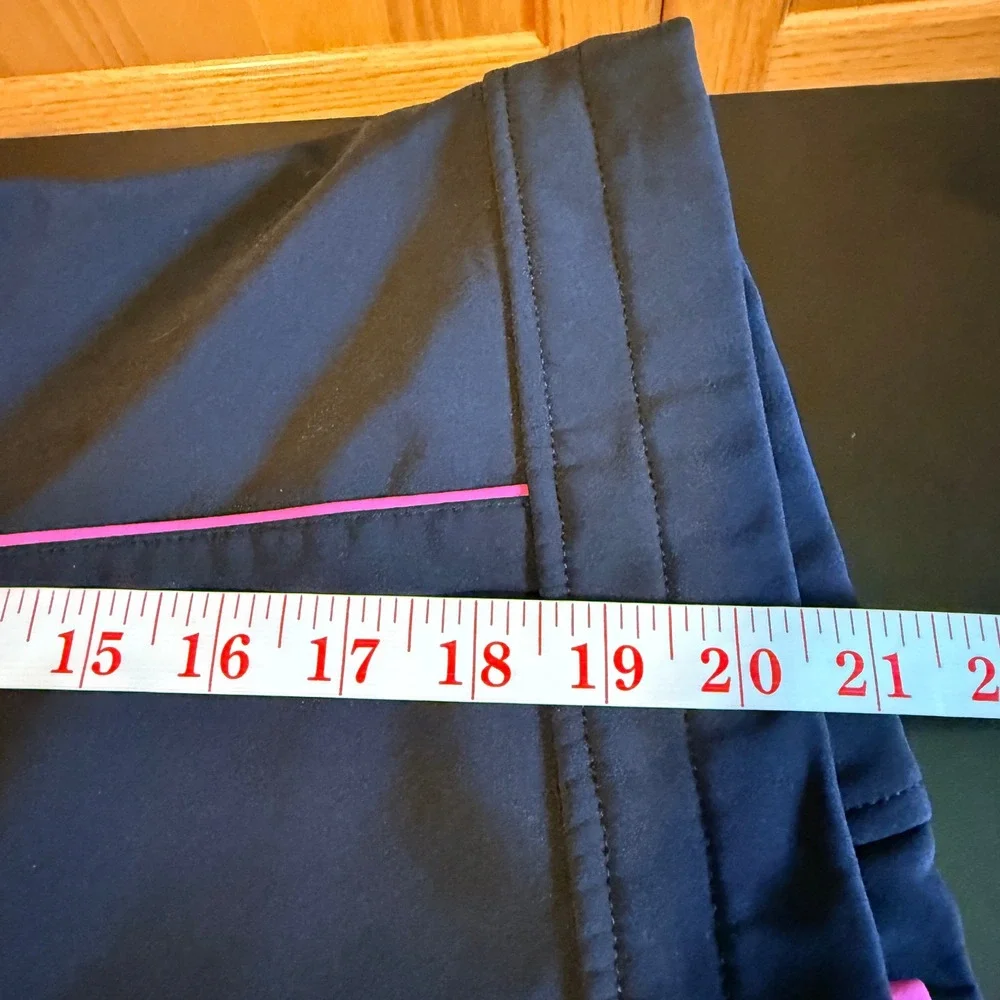 U.S. Polo Assn. Girls Black Pink Softshell Lined W/Fleece Full Zip Jacket